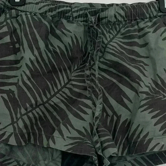 American eagle palm print green drawstring shorts size large - Picture 3 of 5